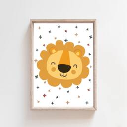 3 Boys Nursery Prints, Lion Print, Wall Art, Bedroom Decor, Adventure Awaits, Jungle Safari Decor - thumbnail 3