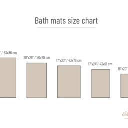 Linen Waffle Bathroom Mat Washable Natural Organic Quick Dry Rug Farmhouse Rustic Bath Accessory - thumbnail 4