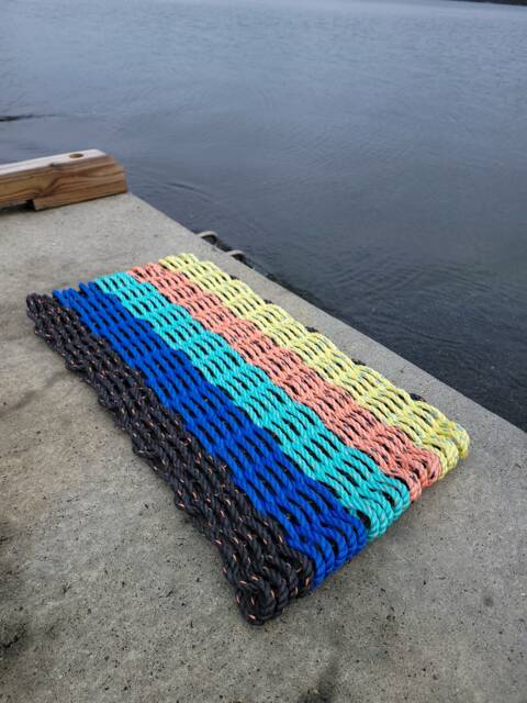 Rope Mat Made With Lobster Sunset Inspired - image 1