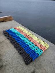 Rope Mat Made With Lobster Sunset Inspired - thumbnail 1