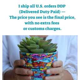 Bright & Vibrant Round Indoor Planter - thumbnail 4