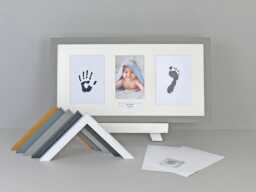 Personalised Capture The Memory Frames. Wooden Frame For Baby's Hand & Foot Prints, Inkless Kit Included. Perfect Gift. Baby Shower - thumbnail 1