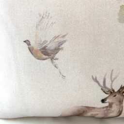"Voyage Maison Deer Cushion, Woodland Stag, Handmade 22"" By 17" - thumbnail 2