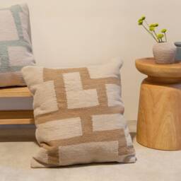 Geometric Kilim Throw Pillow Set Boho Flatwoven Pillowcases Covers Lumbar 12x24 16x16 18x18 20x20 Couch Bed Modern Wool Abstract Art - thumbnail 1