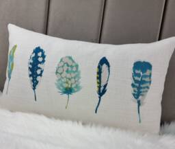 Harlequin Limosa Pillow Cover - Elegant Jade/Lagoon Accent For Stylish Home Decor - thumbnail 1