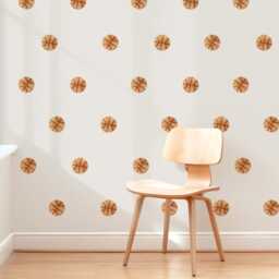 Basketball Peel-And-stick Removable Fabric Wall Decals - thumbnail 2