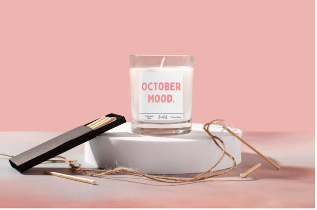 October Mood Candle Autumn Scented Candle. Gift Set - image 1