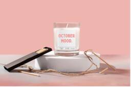 October Mood Candle Autumn Scented Candle. Gift Set - thumbnail 1