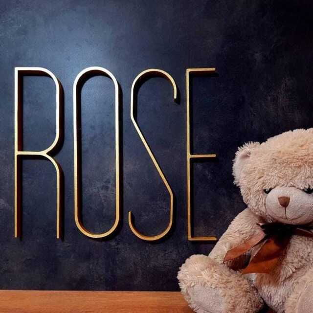 Personalized Name Sign Wall Decor, Mid Century Modern Wooden Letters For Nursery Or Kids Room - image 1