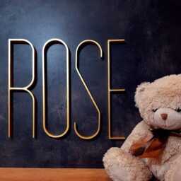 Personalized Name Sign Wall Decor, Mid Century Modern Wooden Letters For Nursery Or Kids Room - thumbnail 1