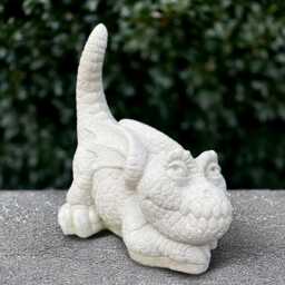 Massive Dragon Sculpture Stone Figure Concrete Animal Statue Dragon Lover Gift Handmade Gothic Decor Wildlife Ornament - thumbnail 1