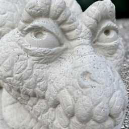 Massive Dragon Sculpture Stone Figure Concrete Animal Statue Dragon Lover Gift Handmade Gothic Decor Wildlife Ornament - thumbnail 3