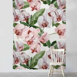 Orchid Plant- Wall Tapestry - Tapestry Exotic Hangings Wanderlust Bohemian Home Decor Dorm T#3 - thumbnail 2