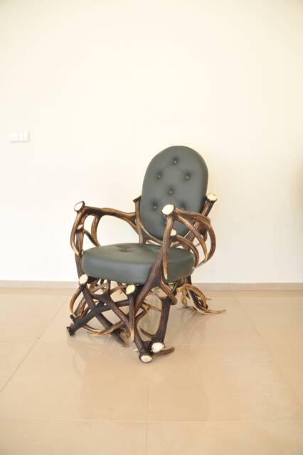Real Antler Armchair - image 1