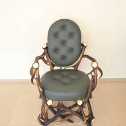 Real Antler Armchair - thumbnail 2