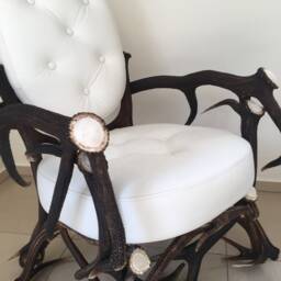 Real Antler Armchair - thumbnail 4
