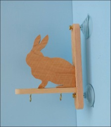 Rabbit Window Bird Feeder, Sf7, Bird Feeder, Rabbit, Suet Feeder, Window Feeder, Bird, Birds, Bird Watcher, Suet, Bird Food, Seed Holder, Nature Gift