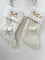Personalized Embroidered Name Christmas Stocking - thumbnail 1