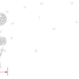 Wall Decal Flower & Butterflies Sticker Pusteblume Floral Dandelion Vinyl Decor W704 - thumbnail 4