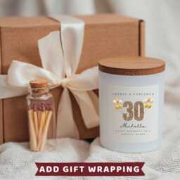 Personalised Aunty 30Th Birthday Candle Gift Cards Hamper Gifts For Her W - thumbnail 2