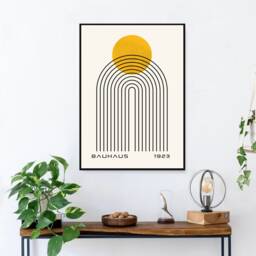 Bauhaus Print, Sun, Bauhaus, Wall Art, Living Room Prints, Modern Home Decor, Posters, Decor - thumbnail 2