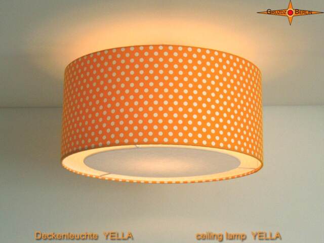 Yellow Ceiling Lamp With Dots Yella - image 1