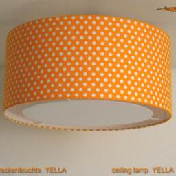 Yellow Ceiling Lamp With Dots Yella - thumbnail 2