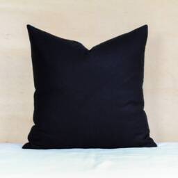 Echo Canyon Wool Pillow Cover, Black Southwestern Cover - Made To Order - thumbnail 3