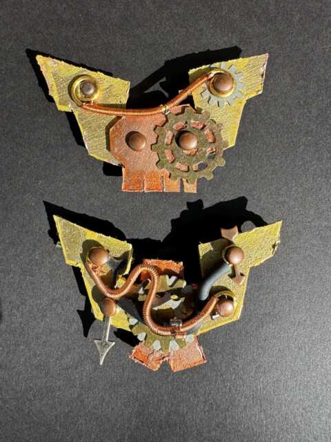 steampunk Eagle Pins - image 1