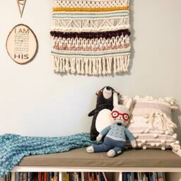 Read Wood Pennant Vintage Style Nursery Decor - thumbnail 3