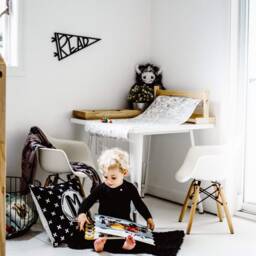 Read Wood Pennant Vintage Style Nursery Decor - thumbnail 2
