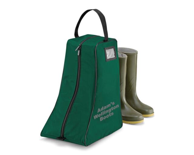 Wellington Boot Bag - Personalised Boot Bag Embroidered With Your Name/Text - image 1
