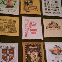 "Custom T-Shirt Quilt Handmade Memory Blanket - 50"" X 70" - thumbnail 3