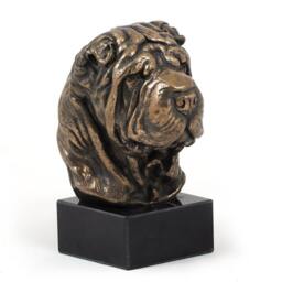 Shar Pei, Dog Marble Statue, Limited Edition, Artdog. Made Of Cold Cast Bronze. Solid, Perfect Gift. Limited Edition - thumbnail 2