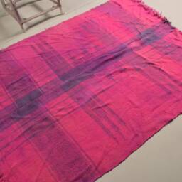 Vintage Rug, Rugs For Kitchen, Oushak Rugs, 5.1x6.4 Ft Area Turkish Pink Moroccan Bohemian Living Room - thumbnail 2