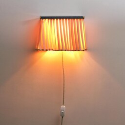 Pleated Wall Sconce Lamp - Light - thumbnail 4
