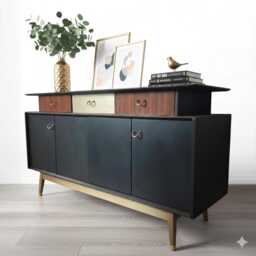 G Plan Gomme, Sideboard, Drinks Cabinet, Media Unit, Grey, Mcm, Midcentury Sideboard, Librenza - thumbnail 2