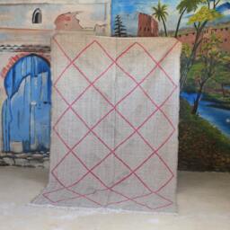Authentic Moroccan Rug, Custom Fabulous Boujad Azilal Rug, Handmade Kilim Bohemian Rug - thumbnail 1