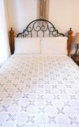 Extra Large Handwoven Mudcloth Throw Blanket Bohemian Tapestry Wall Decor - thumbnail 1