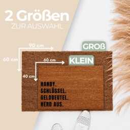 Funny Doormat, Housewarming Gift, Funny Gifts For Men, First Apartment Man - thumbnail 2