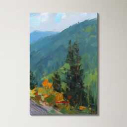 Motorcycle Mountain Pass 3 Panel Split Canvas Wall Art, Scenic Road & Sky Oil Painting Framed Home Biker Adventure Decor Gift - thumbnail 4
