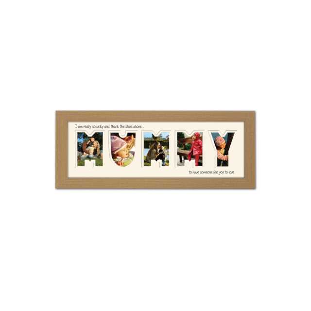 Mummy Photo Frame I Thank The Stars Or We Stars Word Name Special Gift Mother's Day 30A By Photos in A Word - image 1