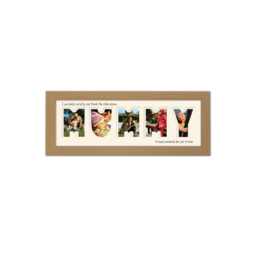 Mummy Photo Frame I Thank The Stars Or We Stars Word Name Special Gift Mother's Day 30A By Photos in A Word - thumbnail 1