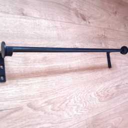 Curtain Rail Set-Uphandcrafted in Uk..wrought Iron - Forged Steel+Free Fitting Kit - thumbnail 4