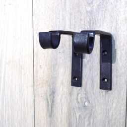 Curtain Rail Set-Uphnadcrafted in Uk..wrought Iron - Forged Steel+Free Fitting Kit - thumbnail 3