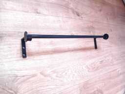 Curtain Rail Set-Uphandcrafted in Uk..wrought Iron - Forged Steel+Free Fitting Kit