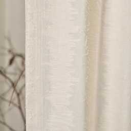 Aneesa Linen Cotton Curtain, Soft Sheer Privacy Net Curtain For Bedroom & Livingroom, Drape, Custom 1Pc - thumbnail 2