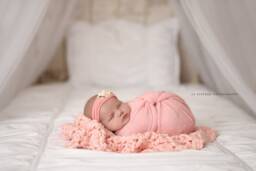 Chunky Light Pink Baby Blanket Newborn Photography Prop
