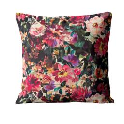 Clarke & Tahiti, Fuchsia, Purple Teal Velvet Cushion Cover, Throw Pillow Home Decor - thumbnail 1