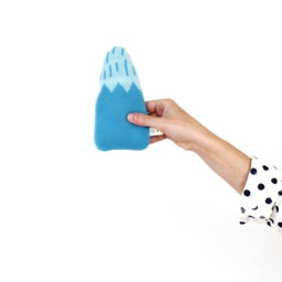 Mountain Baby Rattle - Soft Knit Lambwool Newborn Toy - thumbnail 2